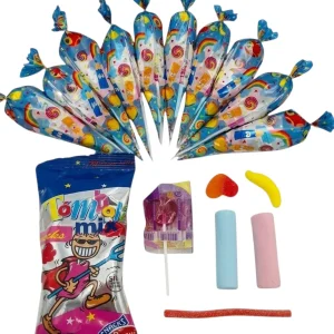 Conos de chuches Tómbola Mix para fiestas y cumpleaños